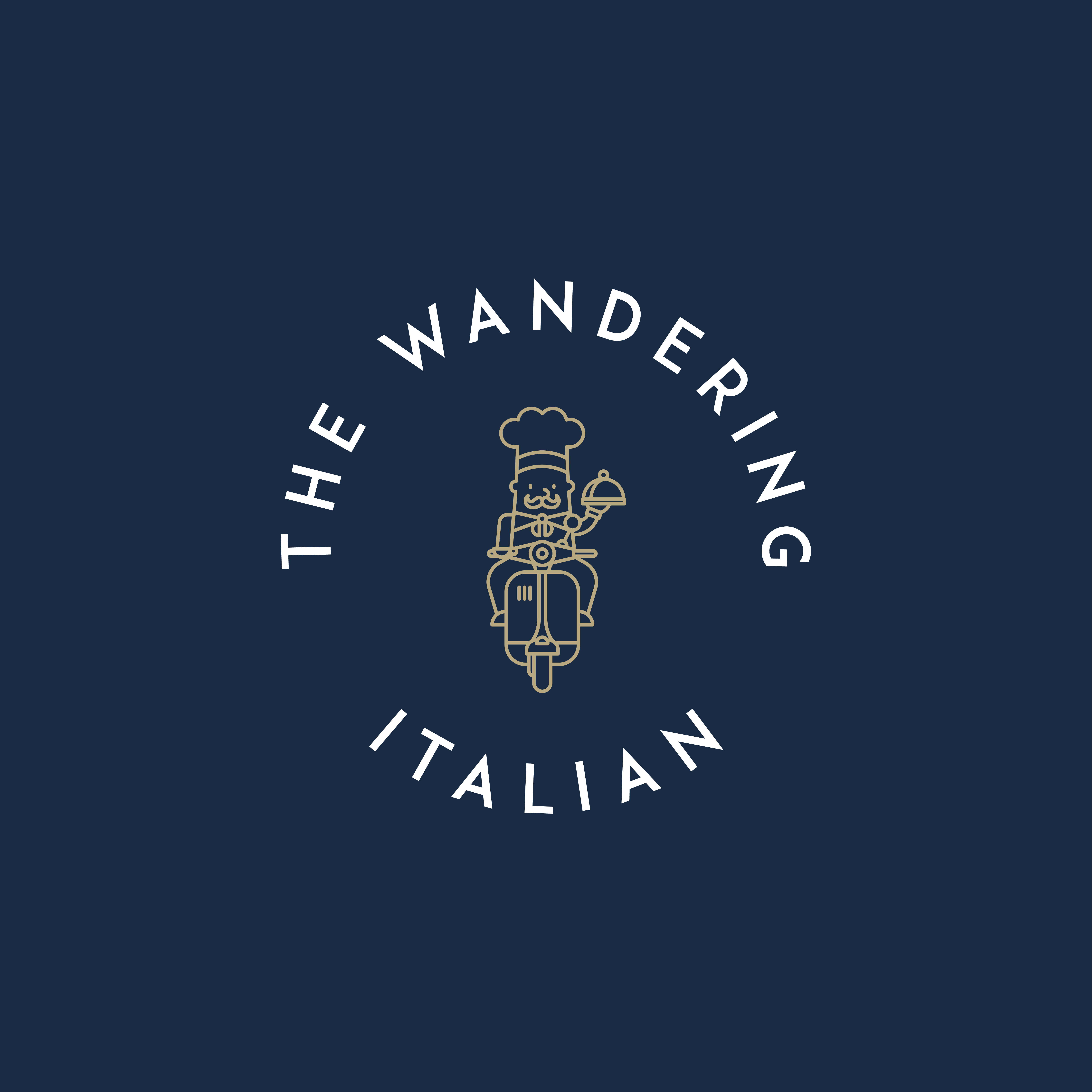 Logo for The Wandering Italian
